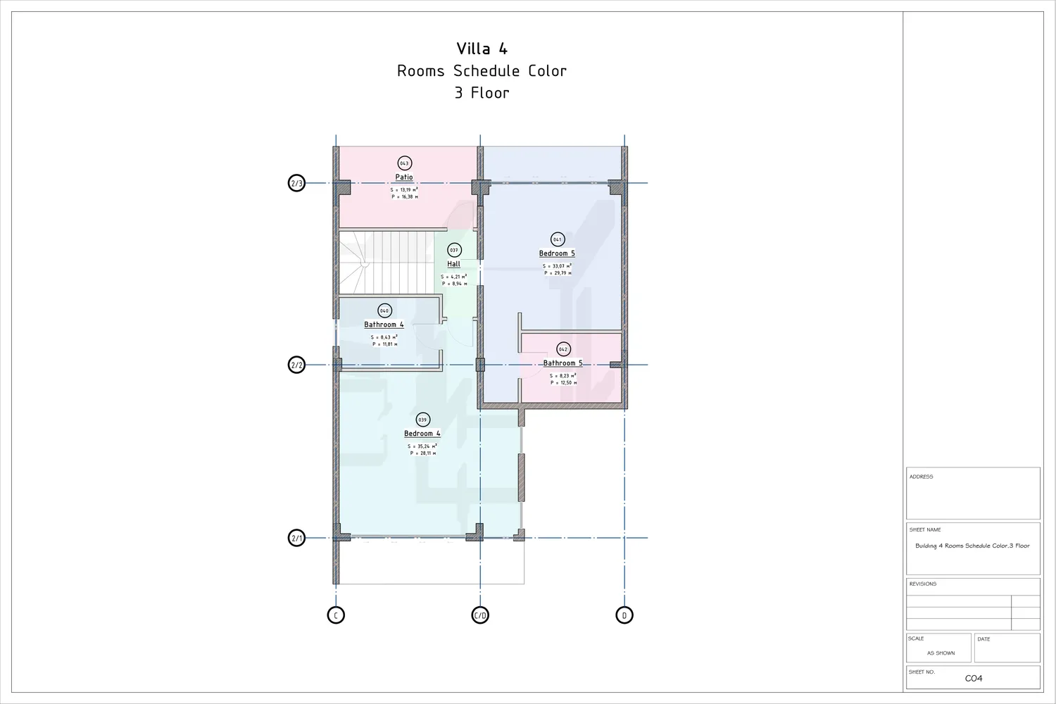 Планировка вилла 503 м²